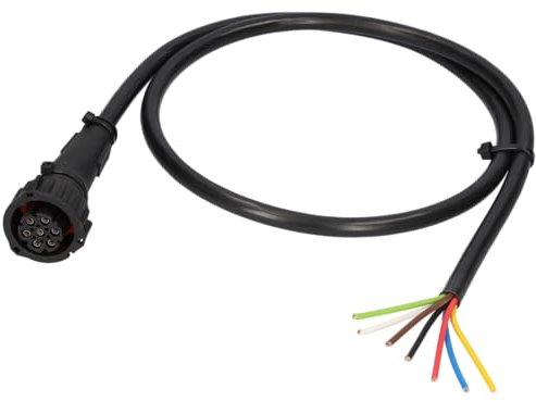 SAMETRUCK AMP 1,5 Anschlussstecker 7pol mit Kabel 1m Rückleuchte LKW Auflieger Anhänger