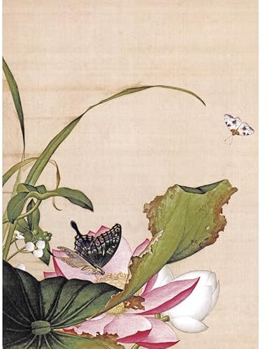 Bristlegrass Jigsaw Puzzles for Adults 1000 Pieces, Giuseppe Castiglione Masterpieces of Art Lotus Flower and Calla Liliy. Decor Birthday Party Gifts for Men Women Olds Seniors (1000pcs)