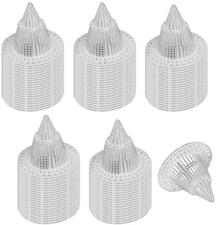 Ronyme 100x Almohadillas de Malla para Agujeros en macetas, Herramientas de jardinería, coladores Inferiores para bonsái al Aire Libre en Interiores, 7.5 CM