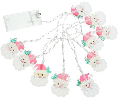 Beatifufu Schnur Weihnachtsdekoration Weihnachtsvorhang Lichter Batteriebetriebene Weihnachtsbeleuchtung Batteriebetriebene Weihnachtsbeleuchtung Festivalbeleuchtung Weihnachten