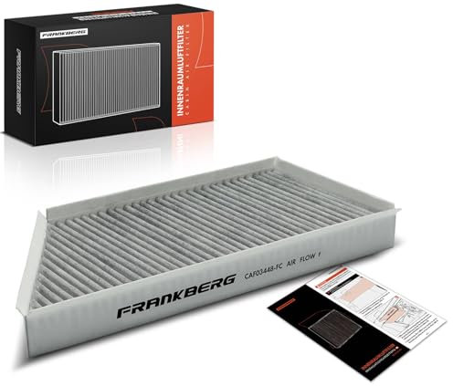 Frankberg Innenraumfilter Pollenfilter mit Aktivkohle Kompatibel mit 206 CC 2D 206 Schrägheck 2A/C 206 Stufenheck 206 SW 2E/K 206 + 2L 2M Replace# 9624701380