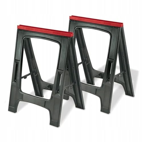 Keter Folding Sawhorse Twin Pack, 23 Inch Size