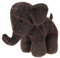 Fabric Animal Door Stop Stopper Home Office Stuffed Filled Heavy Novelty Decoration Doorstop (Tartan Elephant Brown)