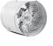 Heavy Duty Exhaust Fan, FD150 Exhaust Fan With Mesh, Blower Extractor Fan, Portable Ventilation Fan For Industrial With 7 Blades, Air Volume 600M³/h (White)