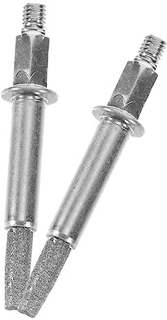 Gatuida 2pcs 4.8mm Chainsaw Sharpening Stones Handheld Chainsaw Sharpening Tool Burr Grinding Stones for Accessories