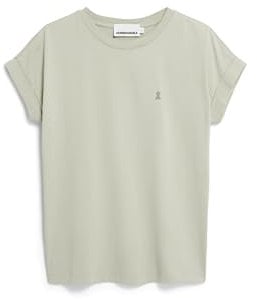 ARMEDANGELS Damen T-Shirt aus Bio-Baumwolle IDAARA T-Shirt Loose Fit Seagreen