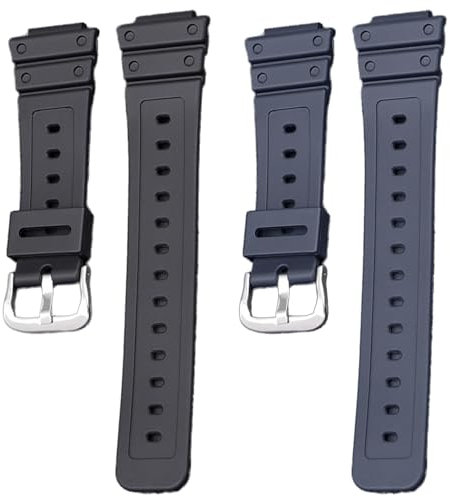 Gittos Silikon Armband für Casio DW-5900 DW-9052 DW-5600 DW-6000CJ DW-6200 DW-6600 GW-6900 DW-6900 G-6900 DW-8700 Sport Verstellbares Ersatz Uhrenarmband