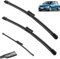 Limpiaparabrisas de coche para VW Golf 7 5G1 VII MK7 Variant 2012-2020, Juego de escobillas limpiaparabrisas delanteras traseras de alto rendimiento