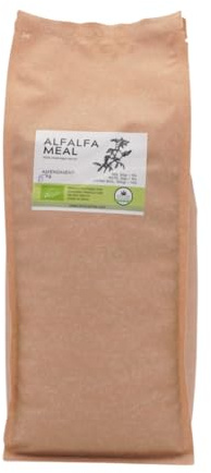 ALMICANNA: Organic Alfalfa Meal 100% Bio Alfalfamehl 1,5kg - Stickstoff Dünger und Nährstoff Booster für Cannabis - Für Living Soil & KompostTee