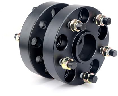 2 Stück 18/20/25/30/40 Mm Lochkreis 5x114,3 Mitte 64,1 Mm Spurverbreiterungen Adapter Für Tesla Für Model 3 Für Model Y M14x1,5 Auto Radadapter(2PC 20mm Black)