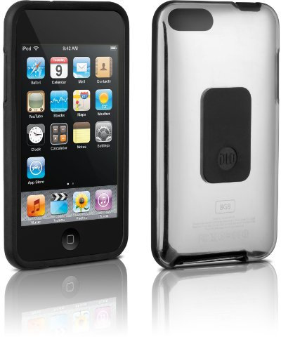 DLO 63044 HybridShell Tasche/Schutzhülle für Apple iPod Touch 2 Gen./3. Gen (inkl. Display- Schutzfolie) transparent/schwarz