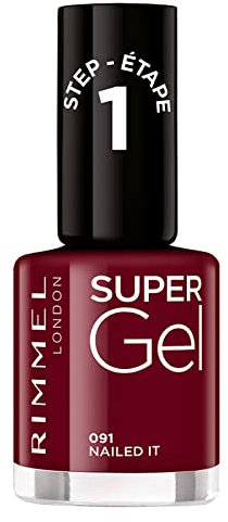 Rimmel London Smalto Unghie Super Gel - Nail Polish Effetto Gel a Lunga Durata - 091 Nailed IT - 12 ml
