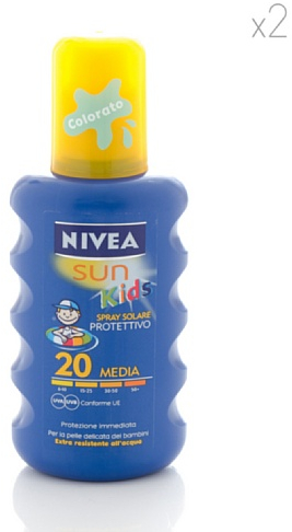 Nivea Sun Kids Pflegendes Sunspray farbig LSF 20