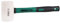 Gummihammer Hammer Schonhammer Pflasterhammer Kunststoffhammer 0,7310 kg (Gummihamme F 60mm S-19060)