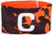 Dwawoo Kapitänsbinde, Fußballarmband aus Nylon, langlebig, verstellbare Kapitänsbänder, geeignet für mehrere Sportarten, einschließlich Rugby, Fußball, Orange