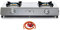 NJ NSD-2 Portable Gas Stove - 2 Burner Indoor Cooktop LPG