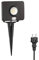 ledscom.de LED Gartenstrahler Wega mit Erdspieß für außen mit Bewegungsmelder, schwarz 11,32W 880lm weiß