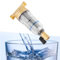 Chacerls Wasserfilter,Wasserfilter Wasserhahn,Wasserfilter Trinkwasser Frontreiniger Kupfer Vorfilter Rückspülung Rostablagerungen Entfernen(3/4 Male Thread)
