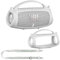 Silicone Cover Case for JBL Charge 5 Portable Bluetooth Speaker, Protective Skin Case for JBL Charge 5 Portable Bluetooth Speaker Accessories(White Case)