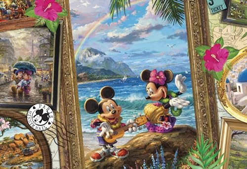Ceaco Thomas Kinkade – Disney – Reise-Collage – Puzzle mit 2000 Teilen