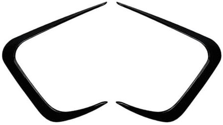 Frontstoßstangen Lippenspoiler Für B&MW 3 Serie G20 G21 LCI MS&Port 2023+ Auto Frontschürze Lip Spoiler Nebel Lampe Abdeckung Trim Grille Grill Aufkleber (Farbe : 2)