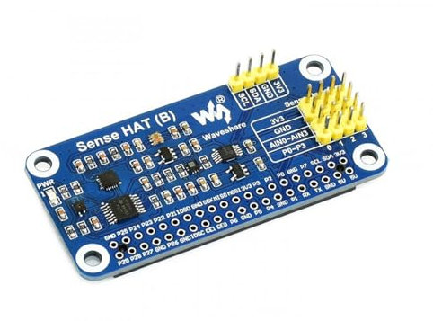 TUOPUONE Sense HAT (B) Kompatibel mit Raspberry Pi Onboard Multi Powerful Sensoren Unterstützt externe Sensoren