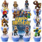 Ctxtqtdt 25 Stück Roblx Tortendeko Jungen, Roblx Kuchen Deko Kindergeburtstag, Cake Topper Set, Happy Birthday Topper für Kinder Geburtstag Party Kuchen Dekoration Supplies (A)