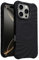 ORNARTO VORTUXE Cover per iPhone 16 Pro Max [2X Military Grade Drop Tested/Ondulation Textured/Compatible with Magsafe] Morbido Silicone Liquido Custodia 6.9 pollici-Nero