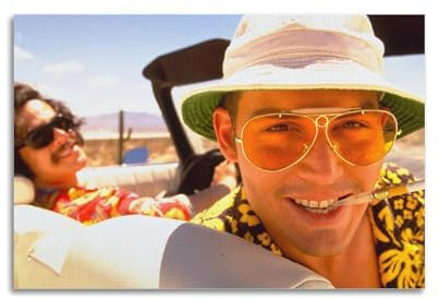 Filmposter Fear And Loathing In Las Vegas, individuelles Poster, für Zimmer, ästhetische Kunst, Poster, Poster, Wandkunst, dekorative Malerei, Schlafzimmer, Gemälde, Poster, 30 x 45 cm, ungerahmt