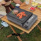 MASHANGFU Barbecue à gaz portable avec cadre + filet de cuisson + plaque de cuisson pour le camping, les voyages, le trekking et la cuisine
