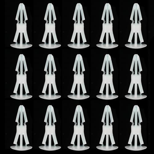 200 Stück Leiterplatten-Abstandshalter, Unterstützung 6 mm Platinen-Isolationssäule, Clips, Abstandshalter, Isolationshalter, Nylon-Rundkopf-Kunststoffstütze für PC-Platine, Computer, Motherboard