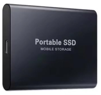 Generico Disque dur externe - 4 To Ultra fin portable USB de stockage pour ordinateur de bureau, ordinateur portable, MacBook, Chromebook Wii U, TV