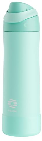 Fjbottle Insulated Water Bottle 750ml, Leakproof & One-Hand Open, BPA Free Stainless Steel Flask, Keeps Cold 24H, for Gym, Travel & Work
