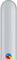 Qualatex 43960 260QSILVER 100CT Modelling or Twisting Balloons