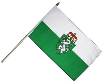 Flaggenfritze Stockflagge Österreich Steiermark - 30 x 45 cm