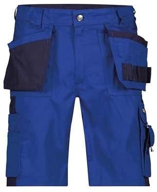 DASSY® Monza Zweifarbige Arbeitsshorts mit Holstertaschen - Größe 54 - KORNBLAU/DUNKELBLAU