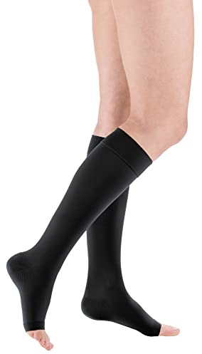 mediven comfort CCL2 AD Kompressionsstrümpfe normal (39-44 cm) o. Fußspitze Trikotabschlussrand VI schwarz