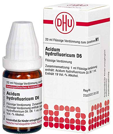 DHU Acidum hydrofluoricum D6 Dilution, 20 ml Lösung