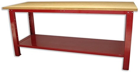 SOGI X3L-11 Banco lavoro tavolo per officina con piano in legno 2000x750x880 serie industria