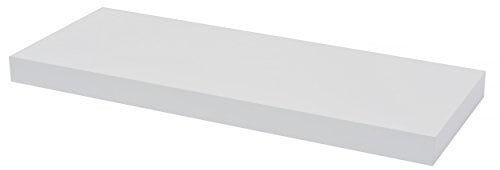 DURAline Schwimmende Wandregal, weiß, 38 x 60 x 23,5 cm