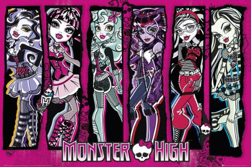 Monster High - Gruppe - 61 x 91.5 cm zeigt/Poster