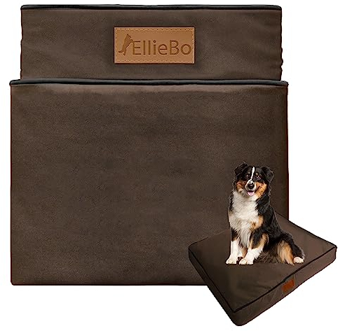 Ellie-Bo Ersatz Wasserdicht Hundebett, 100 x 66 cm, Large, Braun