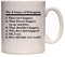 DottsMusic The 6 Stages of Debugging - Programming/Coding Design - Great Gift Idea - Tea/Coffee Cup/Mug