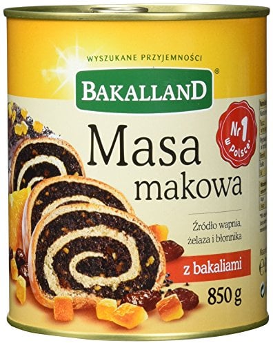 Bakalland Fertige Mohnmasse, Dosen, 3er Pack (3 x 850 g)