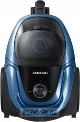 Samsung VC07M3150VU Aspirapolvere a Traino senza Sacco Cyclone Force Animal, 190 W, 3 Spazzole, Rumorosità 80 dB, Earth Blu