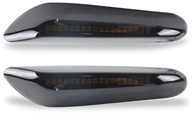 LLCTOOLS SLPRO LED Blinker Schwarz Smoke, Paar