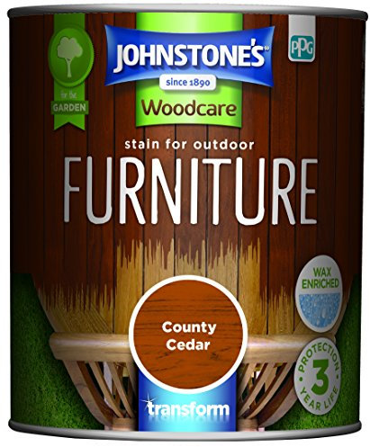 Johnstone's Woodcare Stain for Outdoor Furniture - County Cedar 750ml