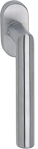 MARCHESI Fenstergriff GEHRUNG - verdeckt geschr., m. Rast., 7 x 38 mm, Edst.matt