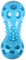 Flamingo FL-519494 Wido Quietschhantel Spielzeug 14 cm blau TPR für Hunde