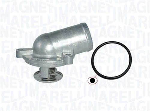 MAGNETI MARELLI Thermostat Kühlmittel Kühlwasserthermostat mit Dichtung Öffnungstemperatur:87°C passend für MERCEDES-BENZ C-Klasse Limousine (W202) E-Klasse Limousine (W210) E-Klasse T-modell (S210)